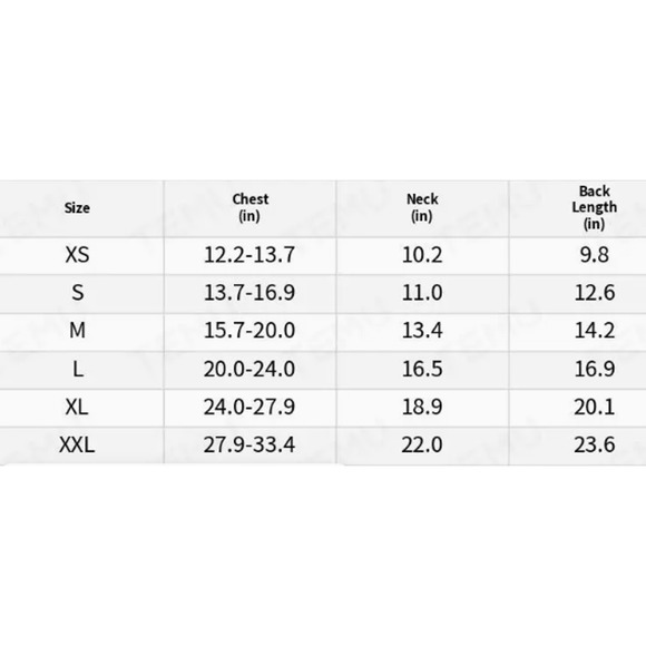 Reflective Warm Dog Jacket, Waterproof Thickened Size Medium (See chart) - Picture 2 of 5